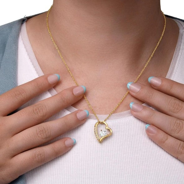 Apology Gift For Loved Ones – “I’m Sorry” Heart Necklace