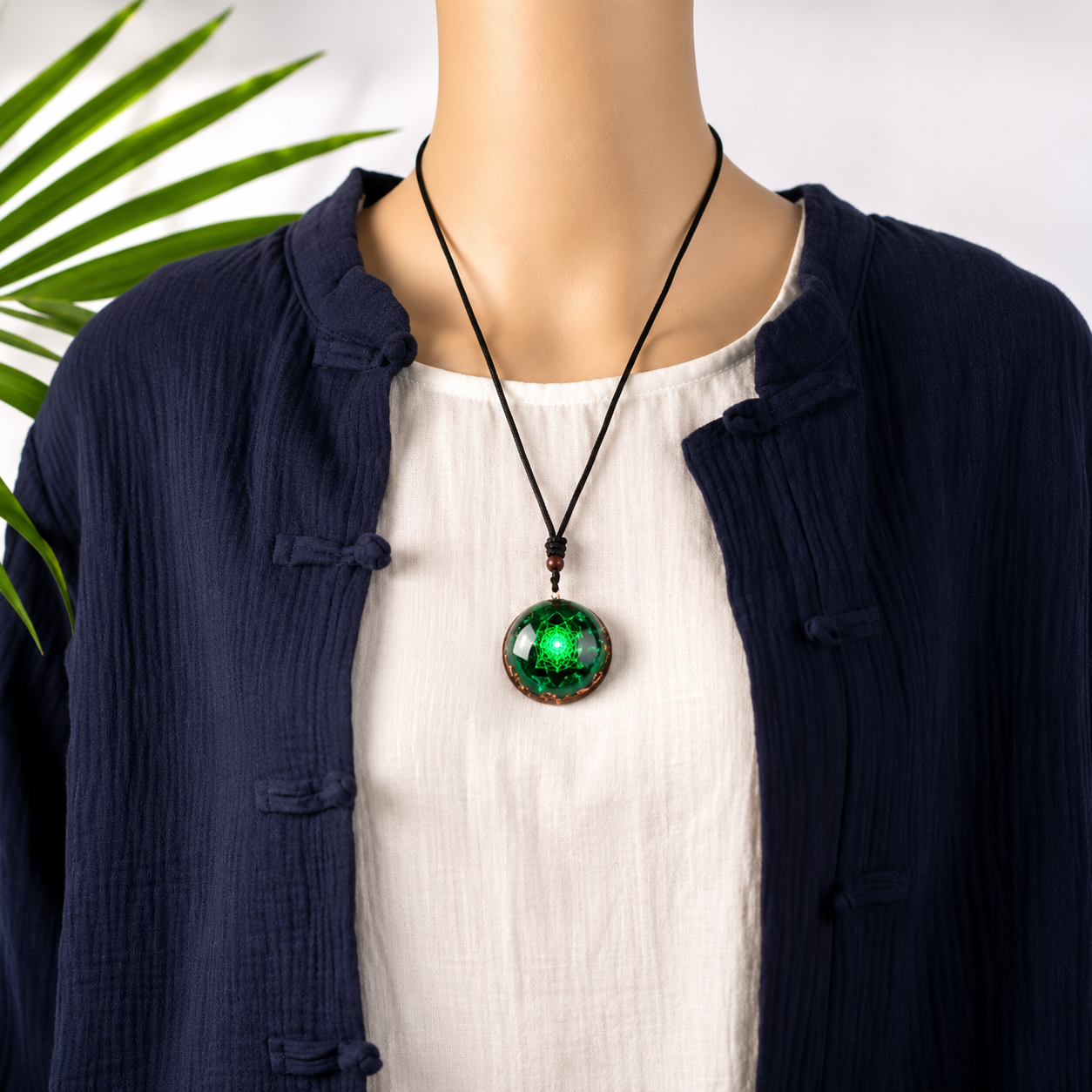Malachite Chakra Energy Pendant