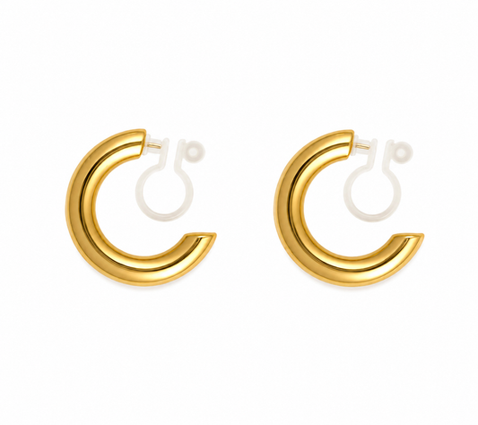 Clip-On Hoop Earrings