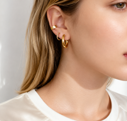 Clip-On Hoop Earrings