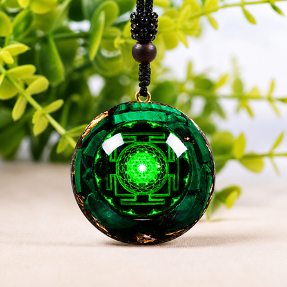 Malachite Chakra Energy Pendant