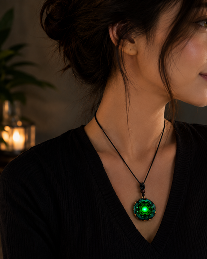 Malachite Chakra Energy Pendant