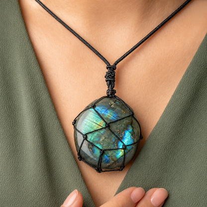 Dragon Heart Labradorite Necklace