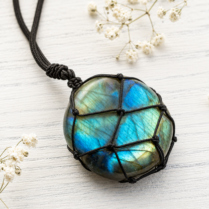 Dragon Heart Labradorite Necklace