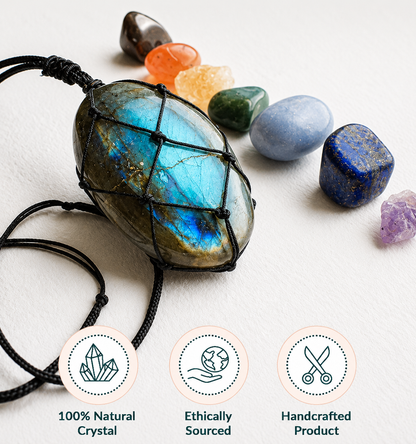 Dragon Heart Labradorite Necklace